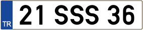 Truck License Plate